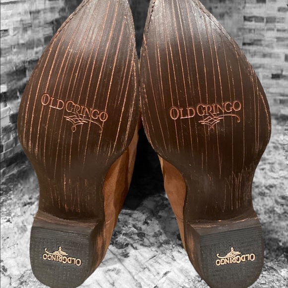 Old Gringo Leopardito Brown Boots 13 inch size 9 New - Picture 9 of 16